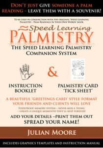 Palmistry Tick Sheet by Julian Moore