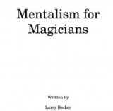 Larry Becker – Mentalism for Magicians