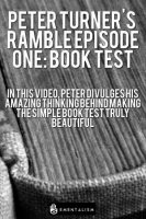 PETER TURNER'S WEEKLY RAMBLE EPISODE ONE: BOOK TEST (INSTANT DOW