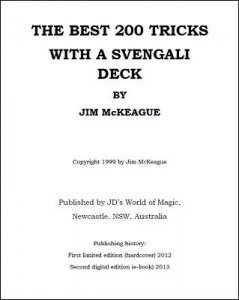 The Best 200 Tricks With A Svengali Deck by Jim McKeague (Instant Download)