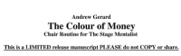 Andrew Gerard - The Color Of Money