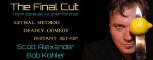 The Final Cut by Scott Alexander (Signed Bill in Lemon)