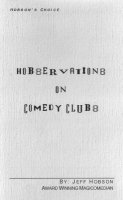 Hobservations on Comedy Clubs by Jeff Hobson