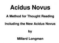 Acidus Novus Plus included by Al Mann