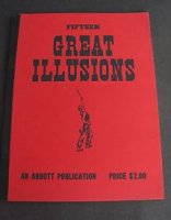 Fifteen Great Illusions Abbott Publication Magic Tricks