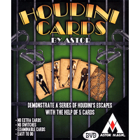 Houdini Cards by Astor Magic (Gimmick Not Included)