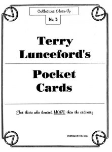 Pocket Cards by Terry Lunceford