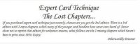 Expert Card Technique The Lost Chapters by Dai Vernon