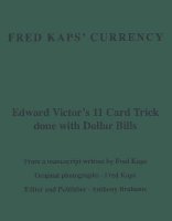 Fred Kaps Currency by Fred Kaps