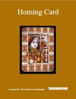 Homing Card by Trickshop