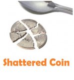 Shattered Coin by SEO Magic (Gimmick Not Included)