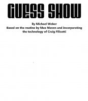 Michael Weber - Guess Show