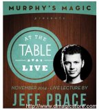 At the Table Live Lecture by Jeff Prace