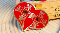 Mirror Heart Refill Red by N2G & Ken Tsoi (Gimmick Not Included)