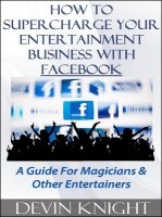 How To Supercharge Your Entertainment Business With Facebook by